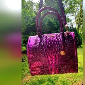 BRAHMIN authentic Pre owned Caroline Purple POTION 💜
